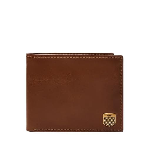 Fossil Men's Hayes Leather Bifold Wallet with Flip ID Window - Image 1