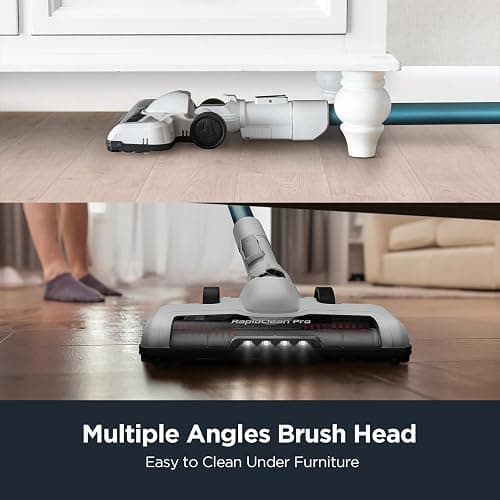 Eureka RapidClean Pro NEC280TL Cordless Stick Vacuum Cleaner – Lightweight 5.3 lbs, 40-Min Runtime, LED Headlights, 3 Power Modes, Ideal for Pet Hair, Hard Floors & Carpets thumbnail 6