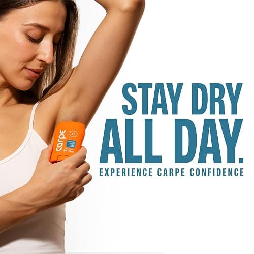 Carpe 100-Hour Antiperspirant Deodorant, Mountain Breeze - 2 Pack | Dermatologist Tested - 100 Hr Sweat & Odor Control - Free from Baking Soda & Parabens - Clinical Strength Deodorant - 2 Pack thumbnail 8