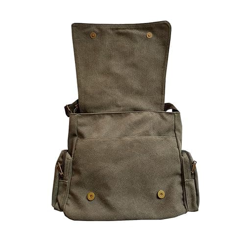 Men's Korean Canvas Bag Men's Shoulder Bag Men's Large Capacity Computer Casual Bag thumbnail 5