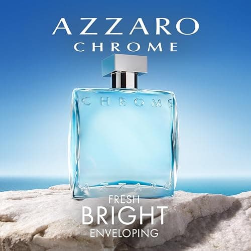 Azzaro Chrome Eau de Toilette - Fresh Aquatic Mens Cologne - Citrus, Woody, Musky Fragrance -Fresh Notes of Bergamot - Everyday Wear - Classic Summer Beach Scent - Luxury Perfumes for Men thumbnail 3