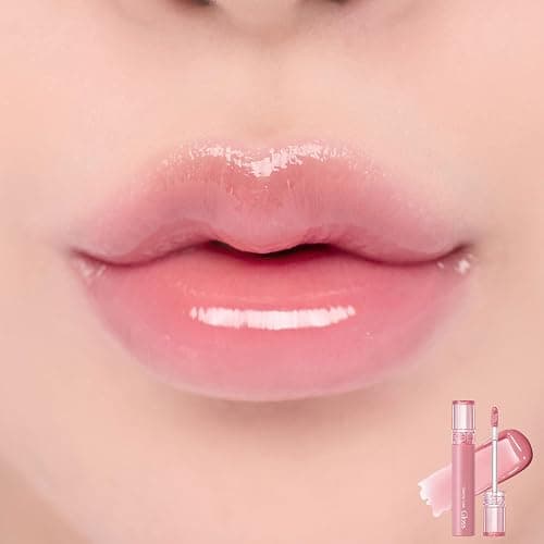 rom&nd GLASTING COLOR GLOSS 01 PEONY BALLET - K-Beauty Viral Plumping Lip Gloss | Mirror Shine, Hydrating, Non-Sticky, Long-Lasting "Bunny Tongue" Light Pink for Soft Girl Aesthetic thumbnail 2