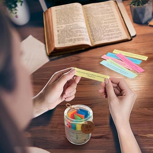 Read Me When Bible Verse Jar,Christian Gifts for women,Birthday Gifts for Women,Mom,Sister & Grandma,Religious Graduation Gift,Inspirational Christmas Stocking Stuffers thumbnail 2