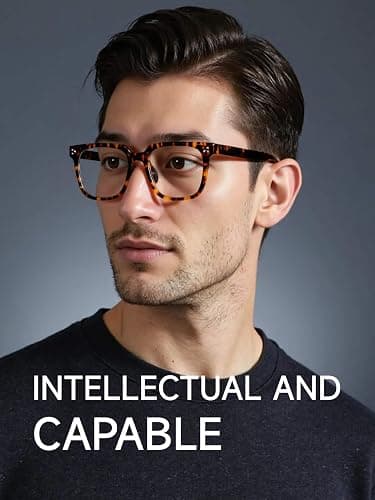 Icesor Oversized Square Blue Light Glasses for Woman Men fashion Reduce Eyestrain Protection for TV/Computer/Gaming thumbnail 6
