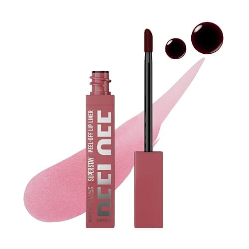 MAYBELLINE Super Stay Peel Off Lip Liner Lip Stain, Up to 24H Tattoo-Like Wear, Transfer-Proof Matte Finish, Hydrating Formula With Vitamin E, Haze (Mid Tone Nude) - Image 1