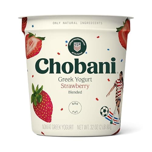 Chobani® Strawberry Non-Fat Greek Yogurt 32oz - Image 1