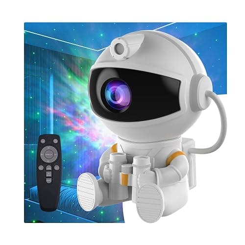 Astronaut Galaxy Night Light Projector for Bedroom - Star Lights Ceiling Projector with Remote Control & Timer, Upgrade LED Starry Lamp for Kids Boys Girls Room Decor, Unique Christmas Birthday Gifts - Image 1