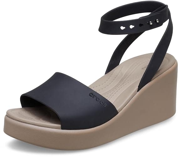 Crocs womens Brooklyn Ankle Strap Wedges - Image 1