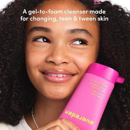 Evereden Teen Face Cleanser & Face Cream For Teens, Dermatologist-Tested | 2-Step Blemish-Busting Routine For Teens Ages 11+, Vegan, Willowbark Extract, Non-Drying, Oil-Free, Combat Clogged Pores thumbnail 6