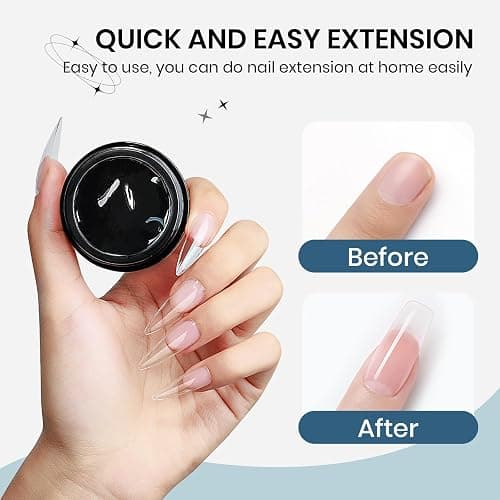 SUPWEE Clear 3d Nail Gel Sculpting Gel, Non-Stick Hand Molding Gel for Nail | Sculpture Gel with 3D Silicone Nail Art Molds Solid Builder Hard Gels for Extend Home DIY Manicure thumbnail 4