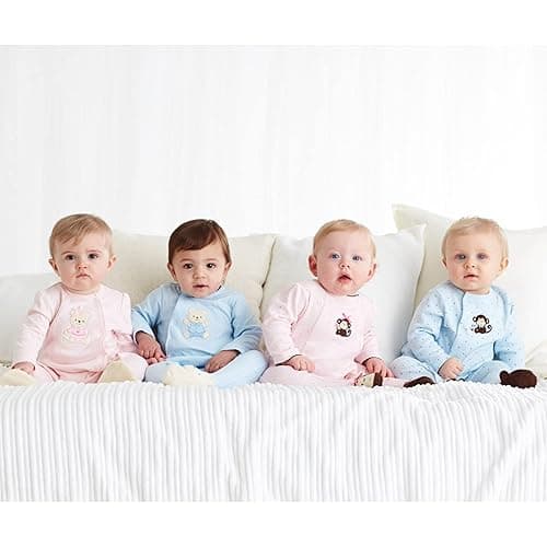 Little Me 20-Pack Newborn Baby Infant & Toddler Unisex Socks, For Baby Girl or Boy, 0-12 & 12-24 Months, Assorted Size Pack - Black thumbnail 7