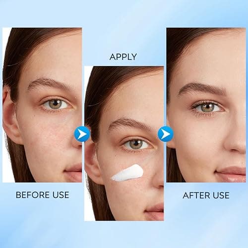 Centella Sunscreen SPF 50+, Face Sun Screen Long-Lasting Protection【Moisturizing Water Fit】【 Refreshing &Non-Greasy】【Lightweight】【NO White Cast - Dry Oily Skincare】Blue×1 thumbnail 7