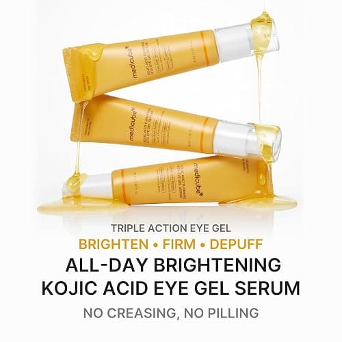 medicube Eye Serum with Kojic Acid Turmeric | All-Day Brightening Eye Gel Serum | Refreshing Eye Care with Vitamin C, Retinol & Caffeine | Hydrating & Cooling Formula | Korean Skincare, 1.01 fl.oz thumbnail 2