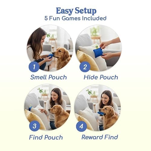 Race&Herd Original Dog Scent Training Kit, Scent Work Training Kit for Dogs - Nosework for Dog Mental Stimulation Agility Training Equipment for Dogs, Brain Games Smell Training Kit for Loss of Smell thumbnail 9