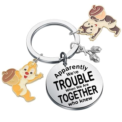 KUIYAI Cartoon Merchandise Chip Dale Squirrel Lovers Gift Apparently We're Trouble When We Are Together - Apparentlydalechipk - Image 1