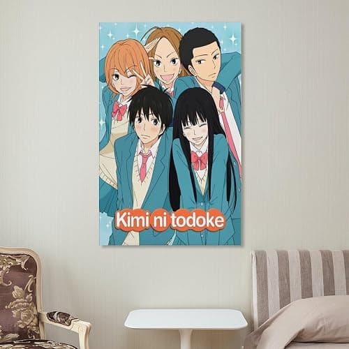 GERRIT Anime Kimi Ni Todoke From Me to You Canvas Wall Art for Room Aesthetic and Decor - Bedroom Living Room Poster 24x36inch(60x90cm) Unframe-style thumbnail 7