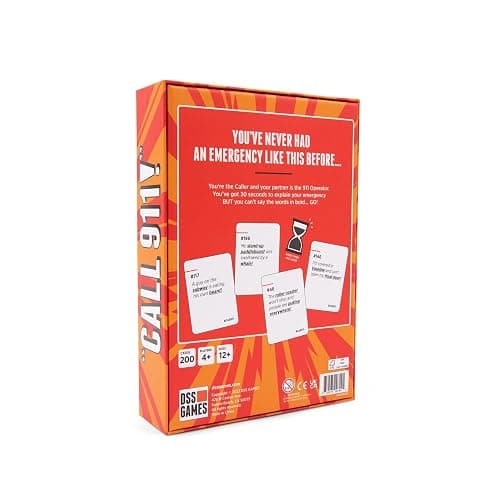 Call 911! [A Family Game of Unexpected Emergencies | Card Games for Adults & Teens, 200 Emergency Prompts | White Elephant | Fun Card Games for Family Game Nights & Parties | Ages 12 Up thumbnail 3