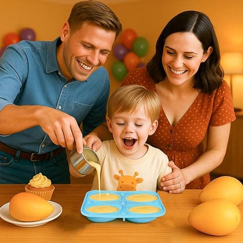 Palksky Mango Silicone Molds, 1Pack 4 Cavity 3D Fruit Pastry Molds for Chocolate, Candy, Ice Cream, Pudding, Jelly, Bakeware, Mousse Cakes Baking Supplies thumbnail 2