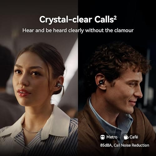 HUAWEI FreeClip 2, Wireless Earbuds, Airy C-Bridge Design, Adaptive Open-Ear Listening, Crystal-Clear Calls, 38h Long Battery Life, Open-Ear Headphone, Compatible with iOS & Android, IP57, Rose Gold thumbnail 5