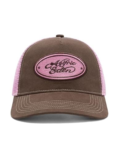Aelfric Eden Trucker Hat Color Block Mesh Snapback Baseball Cap | Detailed Stitching, Embroidered Accents, Lightweight Comfort, Adjustable Fit, Streetwear Styling, Travel, Outdoor Wear - Image 1