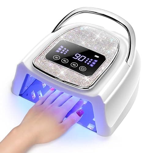 COSCELIA U V Nail Lamp Cordless Rechargeable U V Light for Gel Nails Prossional Automatic Sensor 3 Timer Quick Drying Glitter Nail Dryer Gifts for Women - Image 1