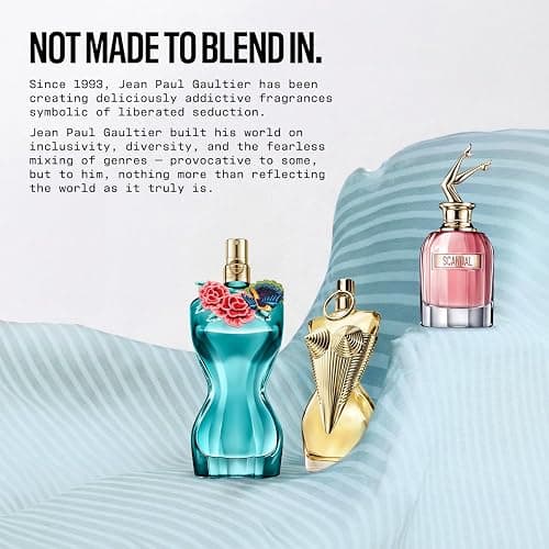 Jean Paul Gaultier La Belle Paradise Garden Eau de Parfum for Women - Long Lasting Floral Amber Women's Perfume with Blue Water Lily, Iris & Vanilla - Designer Fragrance Spray thumbnail 8