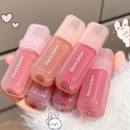 4PCS Hydrating Lip Gloss Set,Highly-Pigmented Korean Lip Glaze,Plumping Lipgloss, Moisturizing Mirror Liquid Lipstick, Non-Stick Cup,Glossy Finish,Long-lasting Natural Makeup thumbnail 9