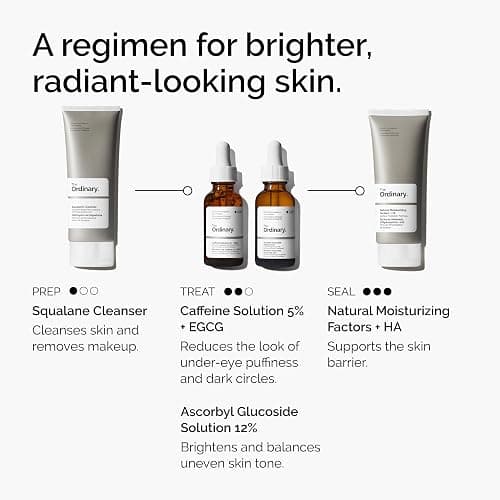 The Ordinary Caffeine Solution 5% + EGCG, Depuffing Eye Serum for Dark Circles and Tired Eyes thumbnail 7