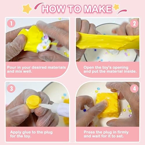 DIY Stress Ball Making Kit - 12 TPR Skins - Immersive Asmr Ball Squishy kit- Craft Kits Stress Balls - Crunchy Stress Ball - Handmade Make Your Own Fidget Stress Balls Kit for Adults thumbnail 5