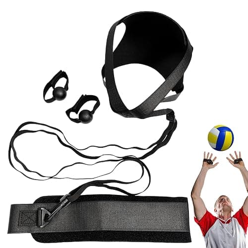 Hitburu Attrezzatura per Allenamento Pallavolo - Allenatore Di Schiacciata Per Principianti | Banda Elastica Portatile con Cintura Regolabile per Giardino, Spiaggia, Palestra e Parco thumbnail 9