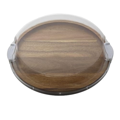 FARBERWARE Build-a-Board Cutting Board with Single Compartment and Clear Locking Lid for Charcuterie, Snacks, and More, Acacia thumbnail 6