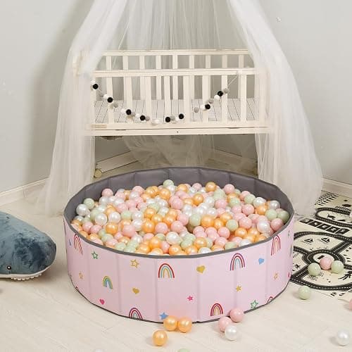 GOGOSO Ball Pits Balls for Toddlers Pack of 50 100 200 Plastics Shape Ball Non-Phthalate Non-BPA Non-Toxic 2.2-Inch Crush Proof Play Balls thumbnail 8