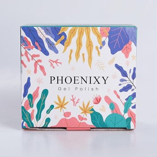 Gel Nail Polish Set-21+3 Pcs Phoenixy Gel Nail Polish Set with Glossy Matte Base Top Coat Popular Nail Art Salon Design Kit Gift for Women thumbnail 9