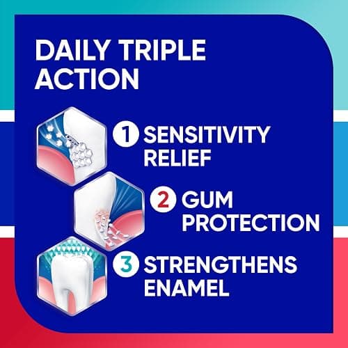 Sensodyne Toothpaste Sensitivity Gum and Enamel, Triple Protection, Refreshing Fluoride Toothpaste, Mint Flavor - 3.4 Ounces x 3 thumbnail 3