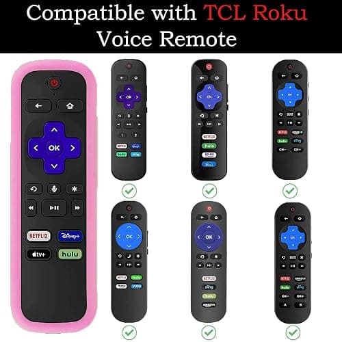Gavyqier Silicone Protective Controller Cover fits for Roku TV Voice Remote | Element Roku | Westinghouse Roku TV Controller Cover,Glow in The Dark thumbnail 2