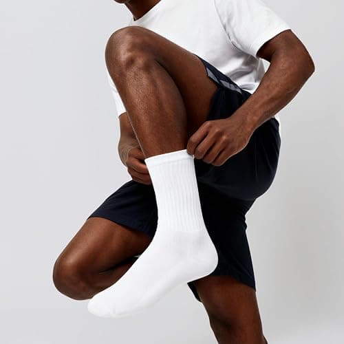 True Religion Mens 8 Pairs Crew Socks for Men Premium Athletic Men's Socks, Shoe Size 8-12 thumbnail 2