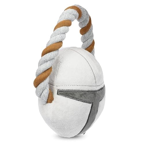 STAR WARS for Pets THE Mandalorian Rope Ring with Plush Head Dog Toy | THE Mandalorian Chew Toy for Dogs | Dog Toys, Dog Tug Toys, Tug of War Dog Chew Toys | Gifts for Fans of Star Wars thumbnail 5