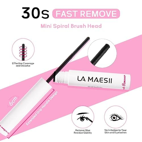 Lash Bond and Seal Waterproof Lash Remover Lash Cluster Glue for Eyelash Clusters DIY Lash Extension Kit at Home Pack 2 thumbnail 3