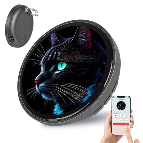Digital Badge Anime Pins for Backpacks-Digital GIF Photo Video Display | Electronic Badge Personalized Gift Digital Pins with HD Pixel Touchscreen - Perfect for Unique Personal Show - Image 1