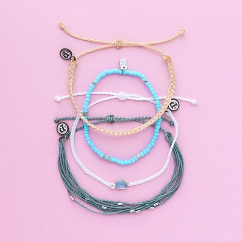 Pura Vida Bracelet Low Tide Bracelet Stack, 4 Stackable Bracelets for Women thumbnail 3