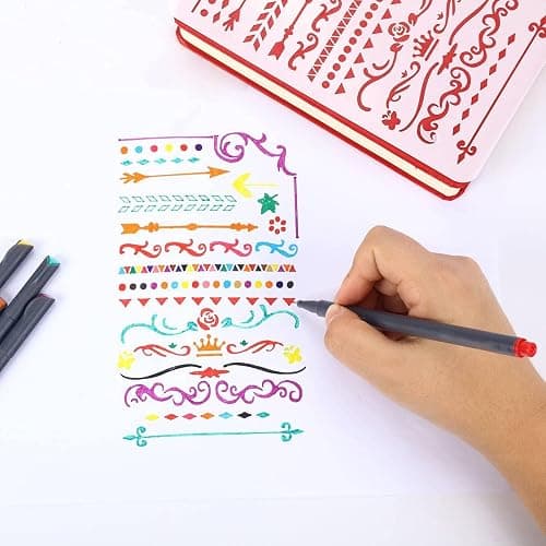 iBayam School Supplies Gifts for Teacher Student Teens Boys Girls Writing Drawing, Back to School Supplies, Colored Pens for Journaling Note Taking, 36 Vibrant Colors, 0.38mm Fine Tip Markers thumbnail 2