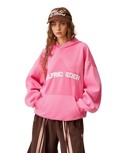Aelfric Eden Star Hoodie Y2K Graphic Hoodies for Men Women Oversized Pullover Streetwear Hooded Sweatshirt thumbnail 3