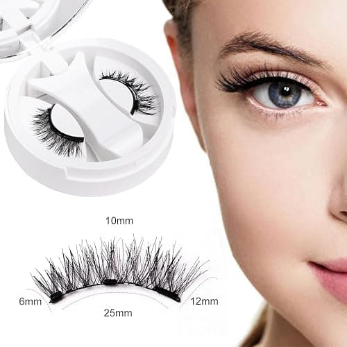 (1 Pair) CT10-2 Newly Upgraded Soft Magnetic Eyelashes - Natural Look, Reusable with Applicator, Glue-Free Magnetic Lashes Kit for Effortless Wear & Removal thumbnail 4