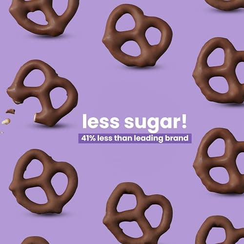 UNREAL Dark Chocolate Covered Pretzels, 3.5 OZ thumbnail 4