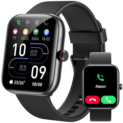 Yoever Smart Watch for Women Men, 1.91" HD Screen with Alexa, Answer/Call | Fitness Tracker with 110+ Sport Modes, Sleep/Heart Rate/SpO2 Monitor, IP68 Waterproof, Compatible for iPhone/Samsung/Android - Image 1