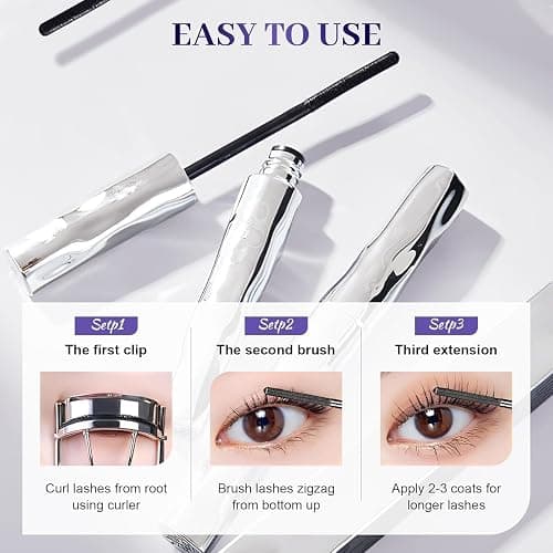 Удлиняющая и питательная водостойкая тушь для ресниц (Lengthening & Nourishing Waterproof Mascara) thumbnail 3
