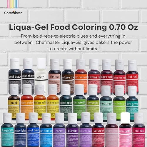 Chefmaster Rose Pink Liqua-Gel® Food Coloring | Vibrant Color | Professional-Grade Dye for Icing, Frosting, Fondant | Baking & Decorating | Fade-Resistant | Easy-to-Use | Made in USA | 0.70 oz thumbnail 2