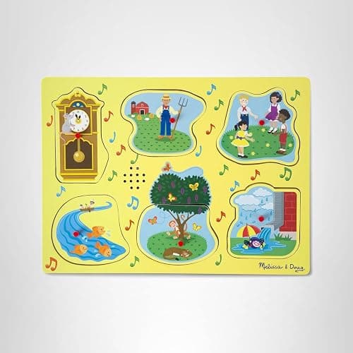 Melissa & Doug Nursery Rhymes 1 Light-Activated Sound Puzzle - 6 Pieces thumbnail 11