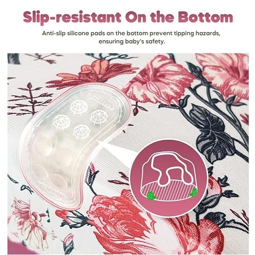 Seat Cover Compatible with Bumbo and Nuby Seat, Booster Seats Accessories, Soft Breathable Cover for Baby Girl Boy, Cover Only thumbnail 5