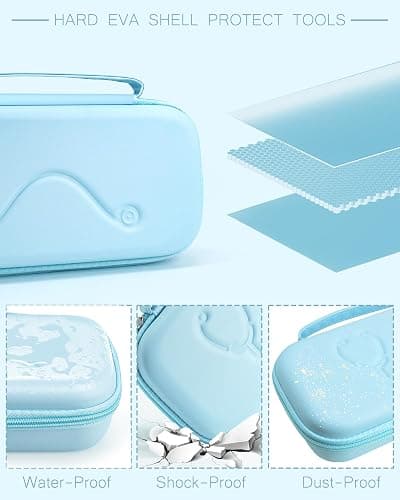 Stethoscope Case for 3M Littmann Classic III & Lightweight II S.E, Blue | for MDF Stethoscope, Hard Shell Carrying Case with Mesh Pocket & Handle, Nursing Students Essential Accessories, Case Only thumbnail 6